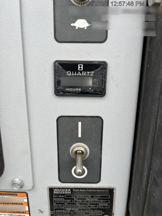 2020 WACKER NEUSON G25