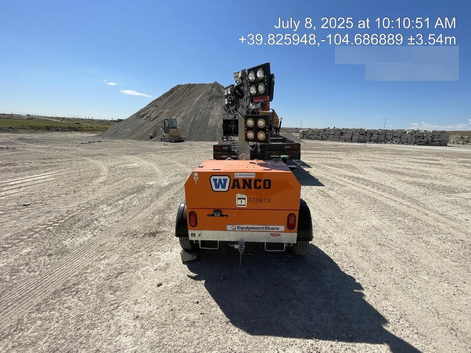 2023 Wanco WLTT-4MM4K Diesel, Deep Sea Controller, Shore Power Plug, Auto Start, (4) 350W LED Floodlights, 4kW Generator, 60 Gal Fuel Tank, 2" Ball, T3