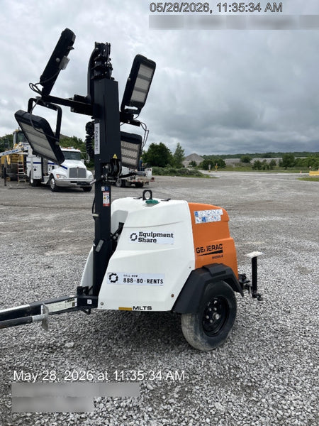 2023 Generac MLT2 Diesel, Flex Switch 120V Input, Powerzone Controller, (4) 320W LED Lights, 4kW Generator, 39.9 Gal Fuel Tank, 2" Ball, T3