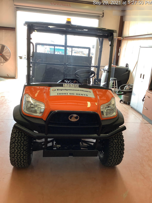 2021 Kubota RTV-X1140W-H Plastic Canopy, Windshield Acrylic Clear, LED Strobe Light, Wire Harness Kit, Back up Alarm