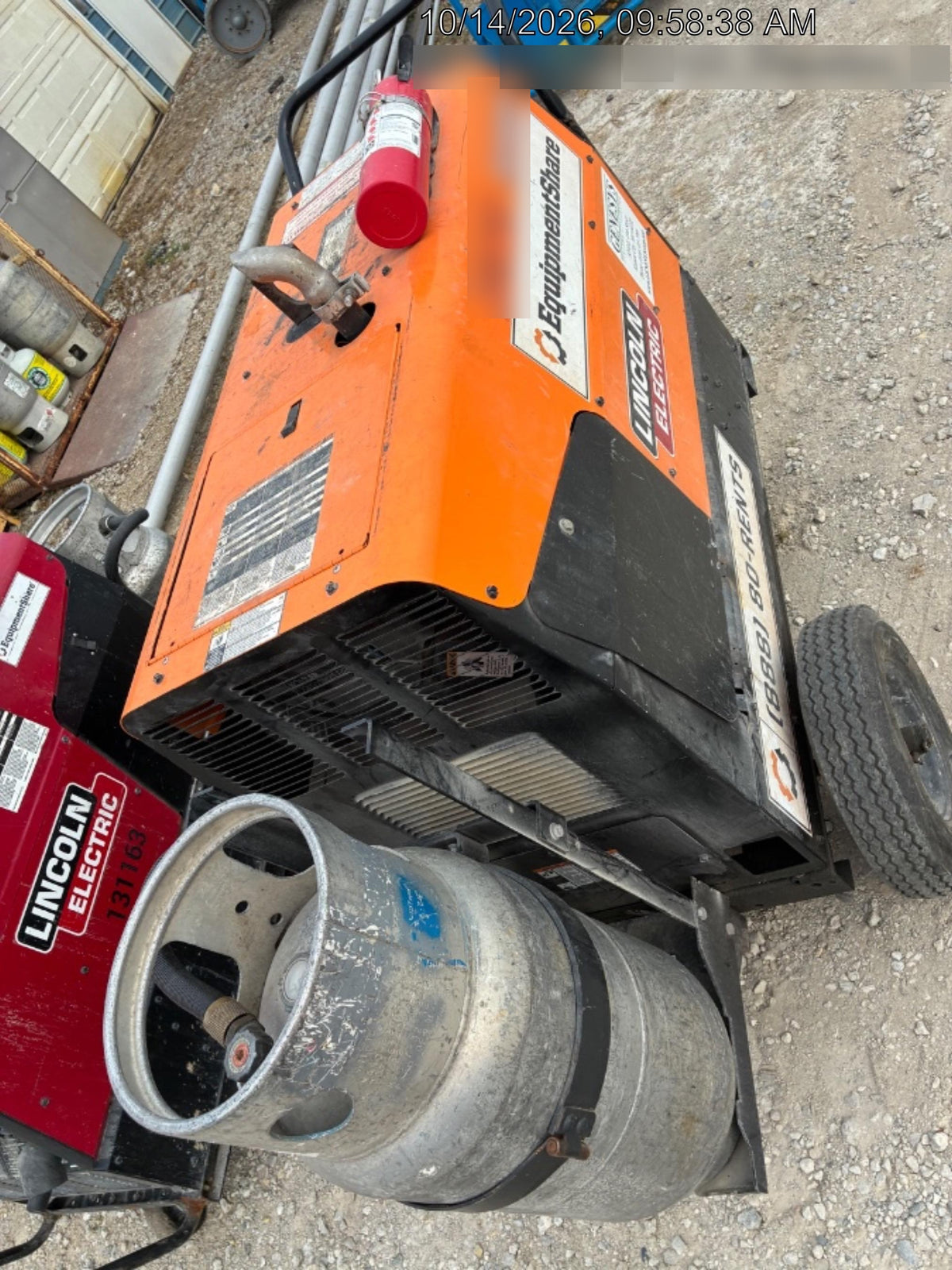 2024 Lincoln Electric Ranger 305 LPG Ranger 305 LPG, Undercarriage, Tank Holder & Strap, 10kw AC Gen, 25hp Kohler LPG Eng