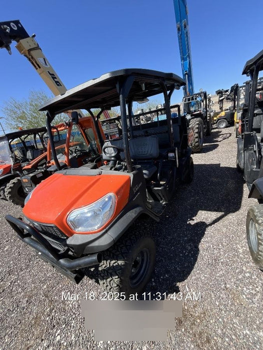 2022 Kubota RTV-X1140R-H Plastic Canopy, Windshield Acrylic Clear, LED Strobe Light, Wire Harness Kit, Back up Alarm