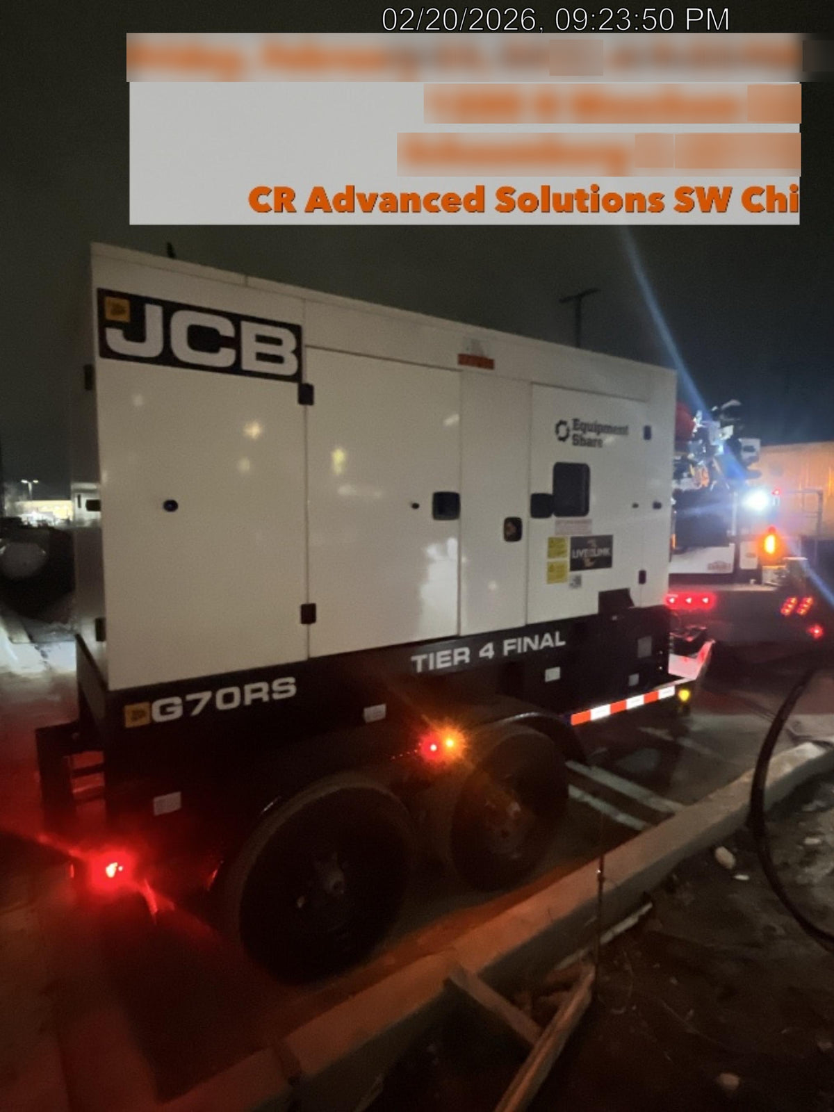 2022 JCB G70RST4F