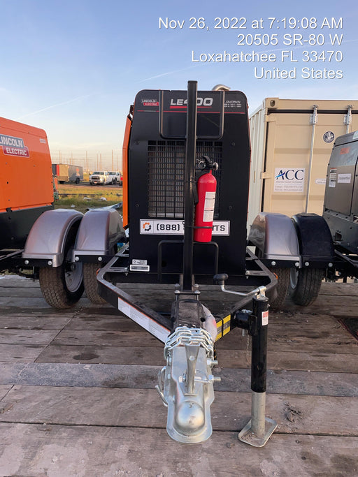 2022 Lincoln Electric LE400 Kubota V1505, Trlr, Cable Rack, Light Kit, ES Decals, T3