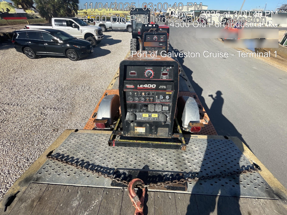 2023 Lincoln Electric LE400 Kubota V1505, Trlr, Cable Rack, Light Kit, ES Decals, T3