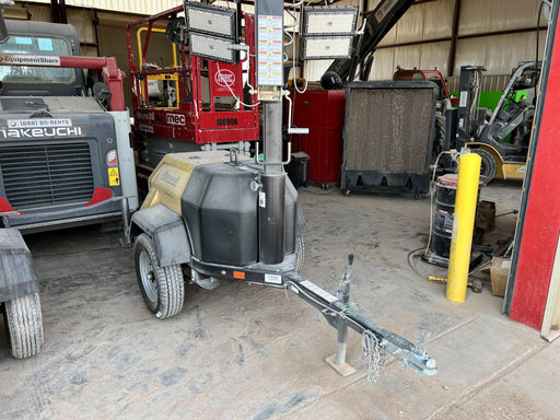 2022 Allmand NLV3GR (4) LED Light Fixture 350W, 23' Vertical Mast, 3kW Prime, Towable, ES Decals, T3