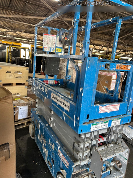 2020 Genie GS-1930 Solid Non Marking Tires, Beacon, Folding rails with half height swing gate