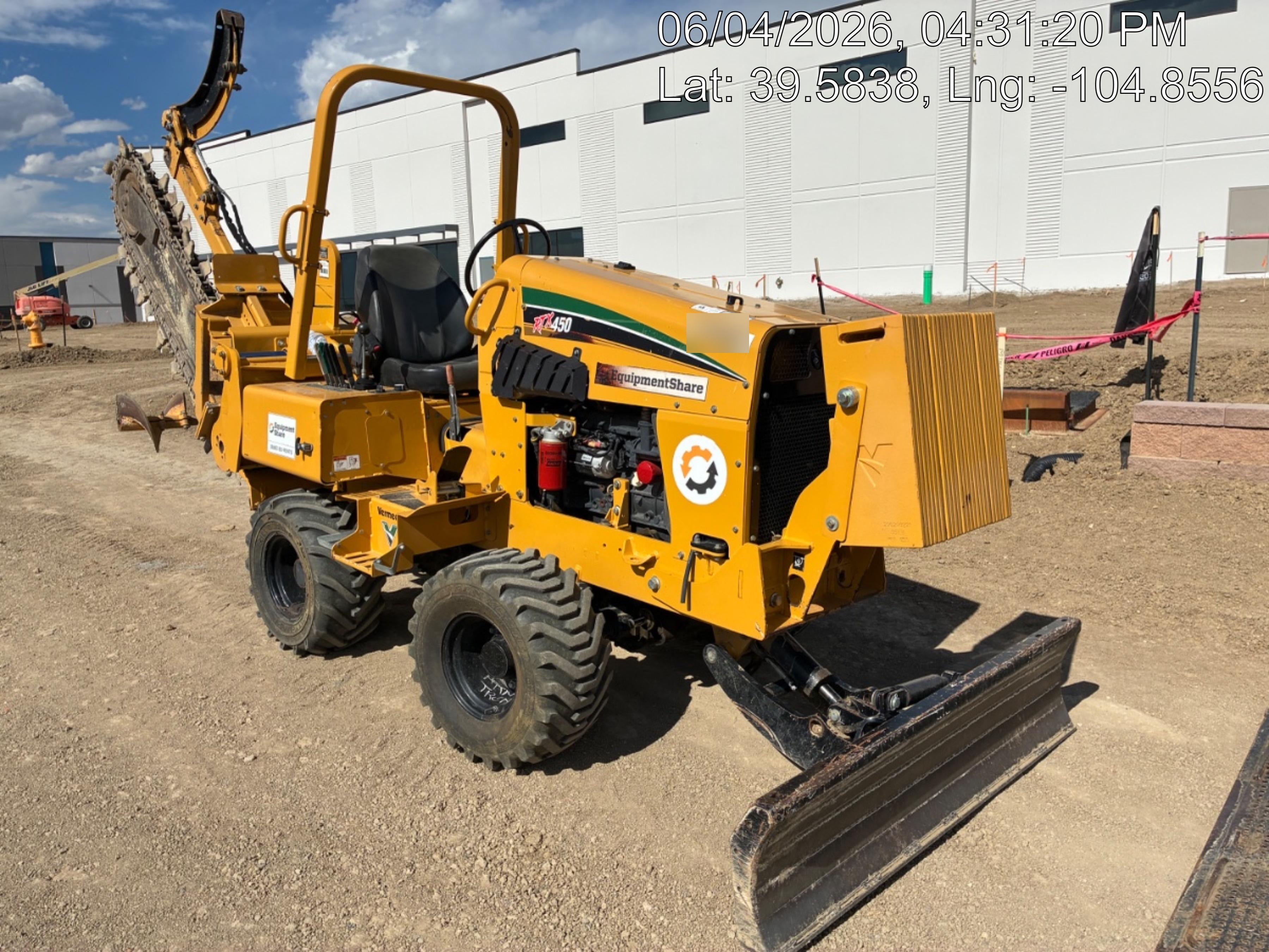 2019 VERMEER RTX450