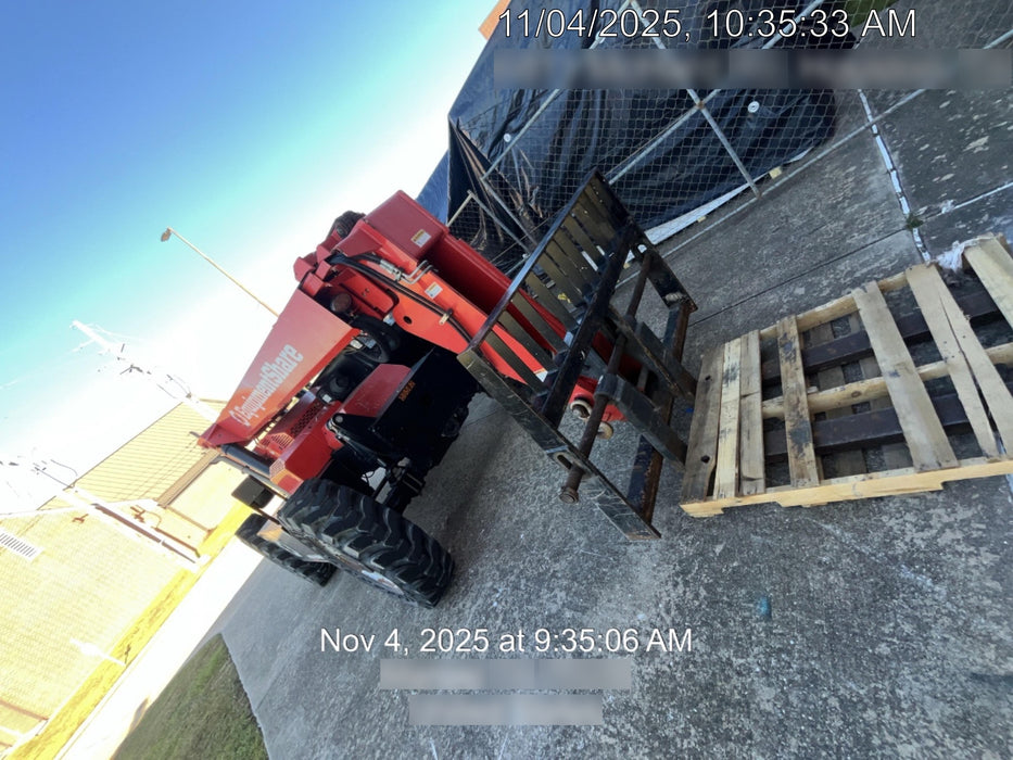 2019 Manitou MTA8044 74hp T4F, Cab/Heat/Air, Cab and Boom LED work lights, Auxiliary Hydraulics, Solid Tires, Amber strobe, Lift Hook 66" Carriage, 60" Forks