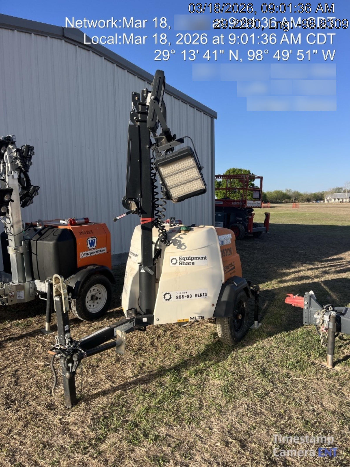 2023 Generac MLT2 Diesel, Flex Switch 120V Input, Powerzone Controller, (4) 320W LED Lights, 4kW Generator, 39.9 Gal Fuel Tank, 2" Ball, T3