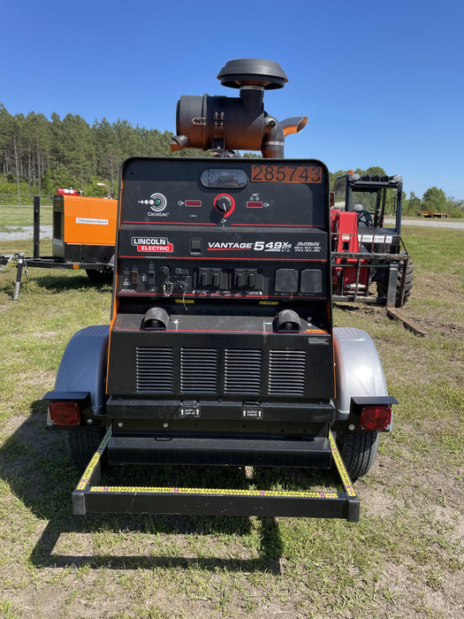 2022 Lincoln Electric Vantage 549X Crosslink Technology, Trailer Mounted, ES Decals, T3