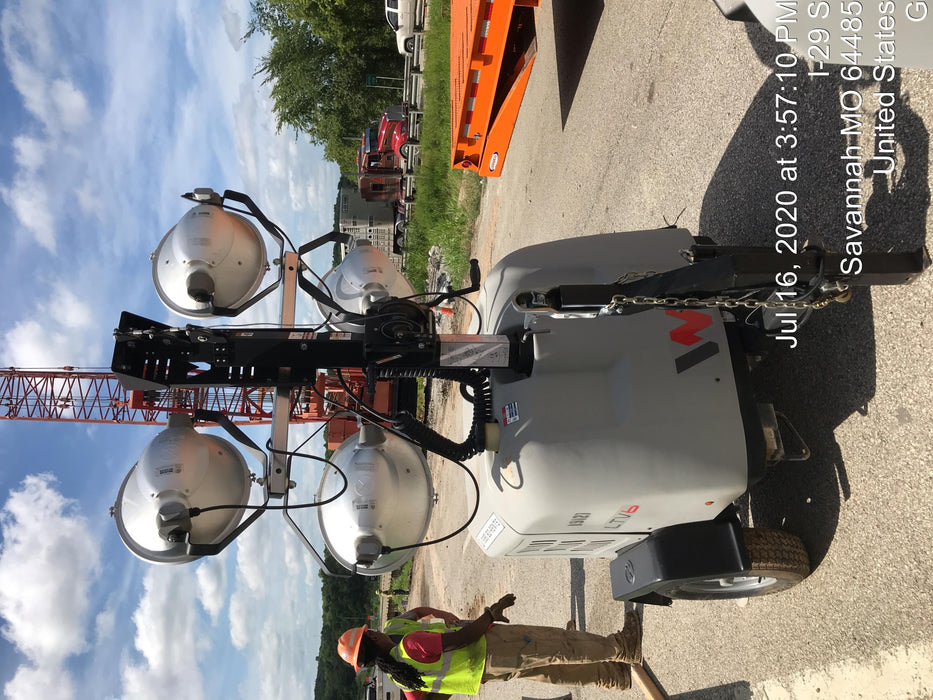 2018 Wacker Neuson LTV6L-MH Wacker Neuson LTV6L Mobile Light Tower w/Fuel Level Sensor Installed