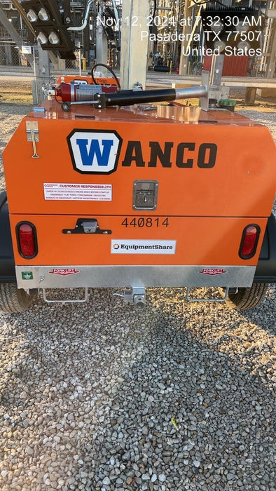 2024 Wanco WLTT-4MM4K Diesel, Deep Sea Controller, Shore Power Plug, Auto Start, (4) 350W LED Floodlights, 4kW Generator, 60 Gal Fuel Tank, 2" Ball, T3
