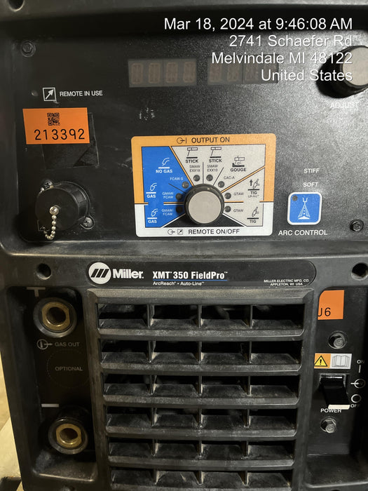 2021 MILLER ELECTRIC XMT 350