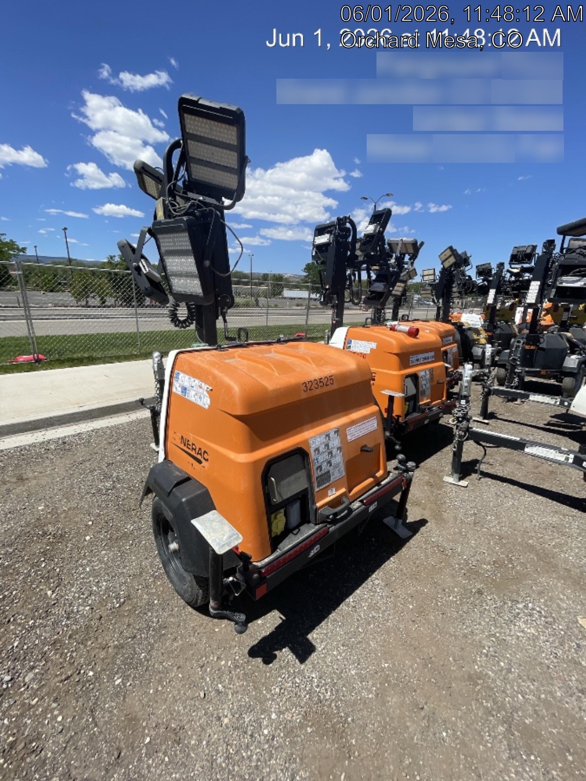 2023 Generac MLT2 Diesel, Flex Switch 120V Input, Powerzone Controller, (4) 320W LED Lights, 4kW Generator, 39.9 Gal Fuel Tank, 2" Ball, T3