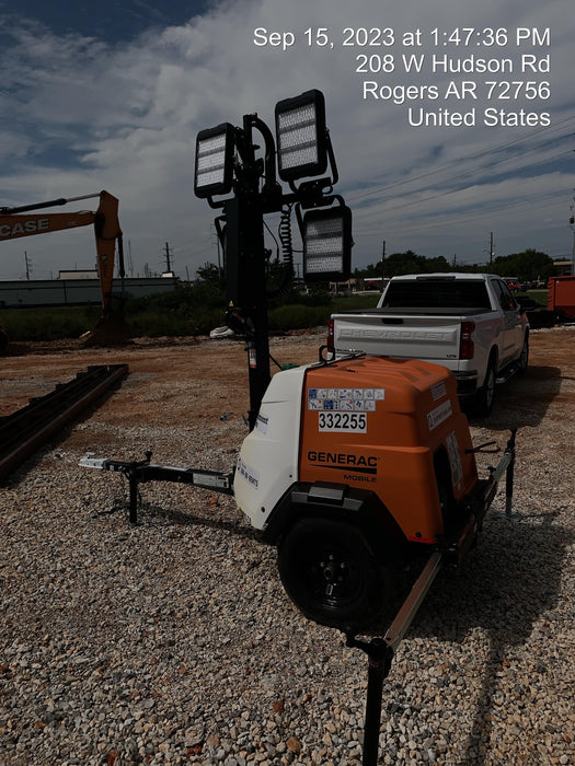 2023 Generac MLT2 Diesel, Flex Switch 120V Input, Powerzone Controller, (4) 320W LED Lights, 4kW Generator, 39.9 Gal Fuel Tank, 2" Ball, T3