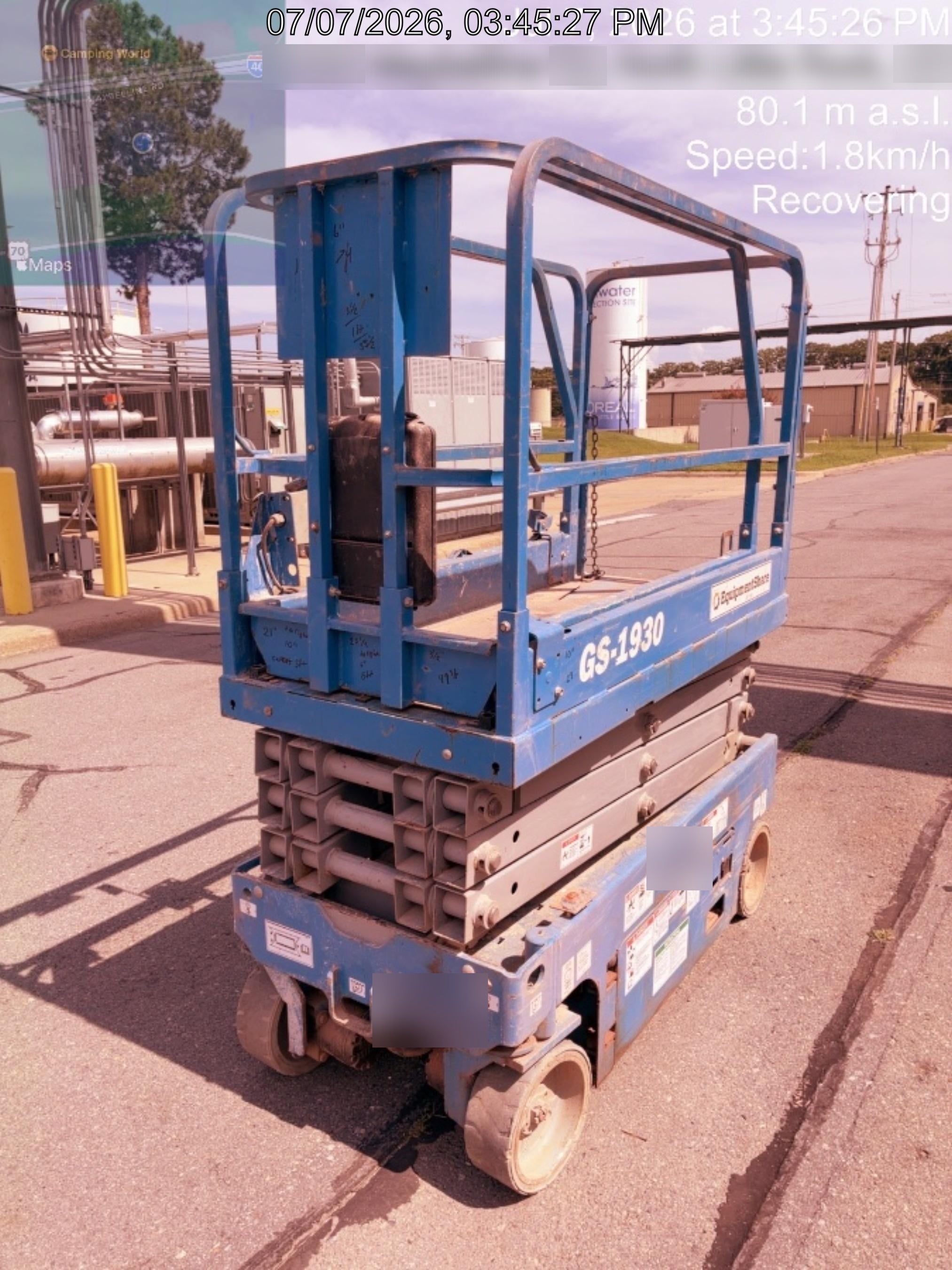 2019 Genie GS-1930 Fixed rails with chain Entry