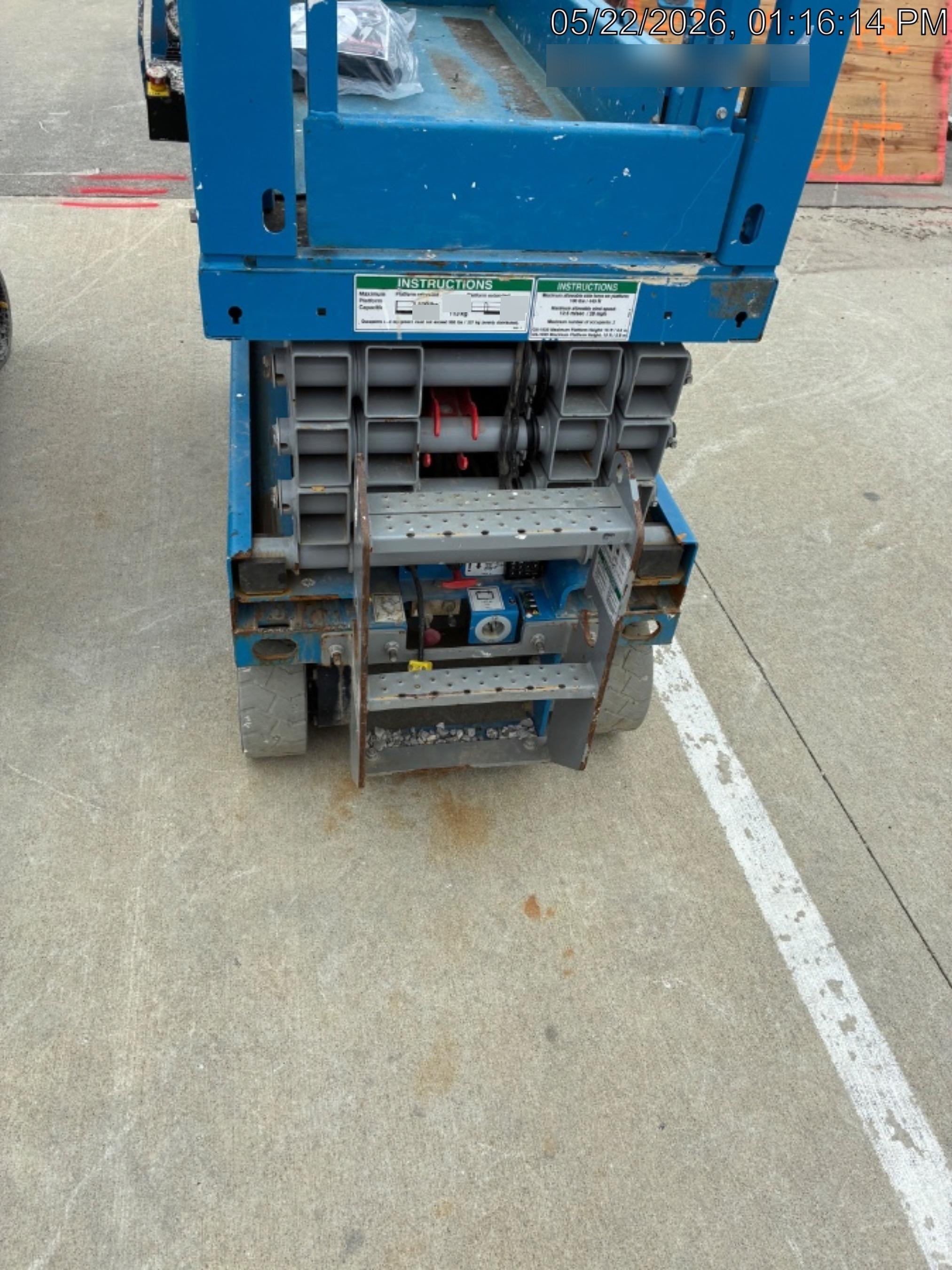 2020 Genie GS-1930 Solid Non Marking Tires, Beacon, Folding rails with half height swing gate