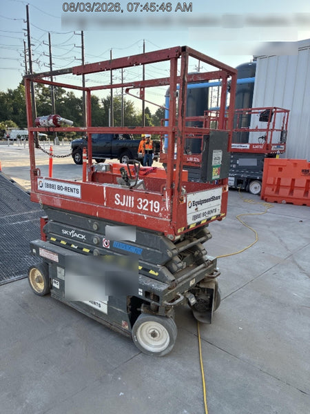 2019 Skyjack SJIII-3219 Standard Options, Trojan Batteries