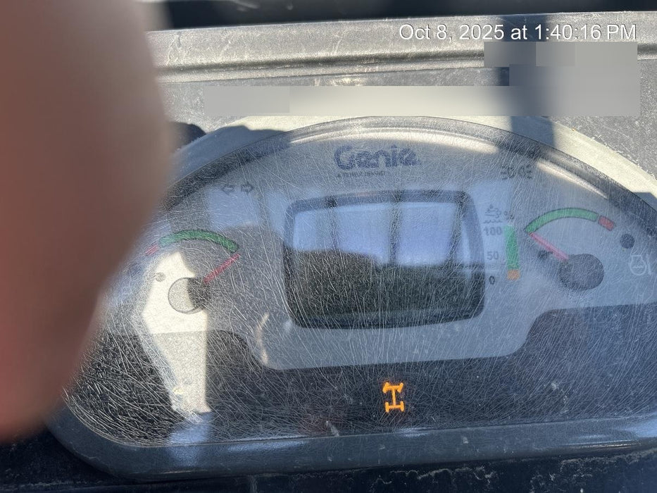 2019 Genie GTH-1056 Canopy, Solid RT Tires, LED Work Lights, Beacon 60" QA Carriage, 60" Forks