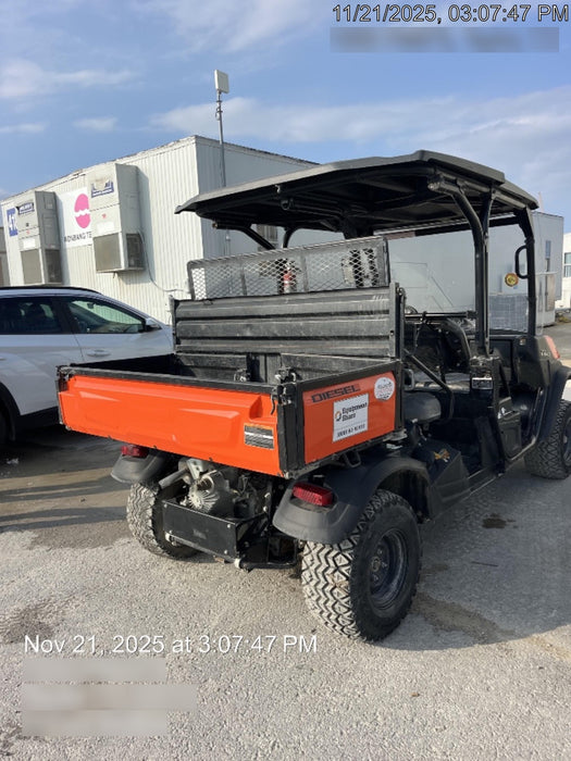 2022 Kubota RTV-X1140W-H Plastic Canopy, Windshield Acrylic Clear, LED Strobe Light, Wire Harness Kit, Back up Alarm