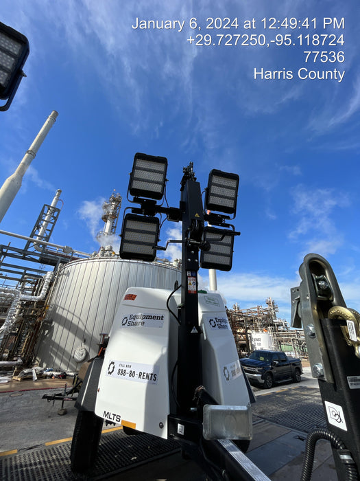 2023 Generac MLT2 Diesel, Flex Switch 120V Input, Powerzone Controller, 
(4) 320W LED Lights, 4kW Generator, 39.9 Gal Fuel Tank, 2" Ball, T3