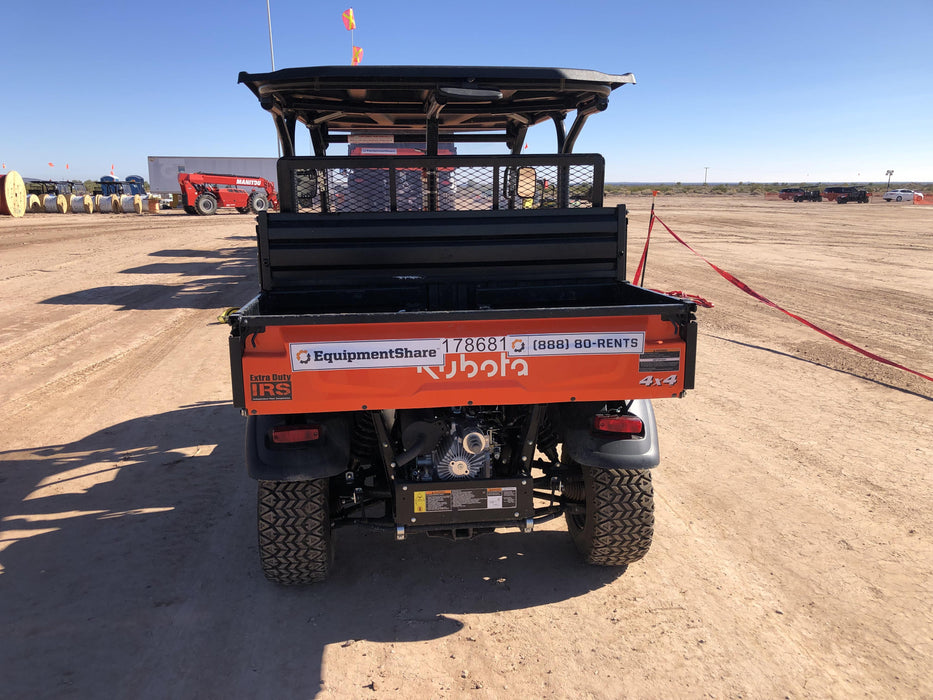 2021 Kubota RTV-X1140W-H Plastic Canopy, Windshield Acrylic Clear, LED Strobe Light, Wire Harness Kit, Back up Alarm