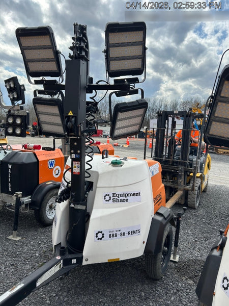 2023 Generac MLT2 Diesel, Flex Switch 120V Input, Powerzone Controller, 
(4) 320W LED Lights, 4kW Generator, 39.9 Gal Fuel Tank, 2" Ball, T3