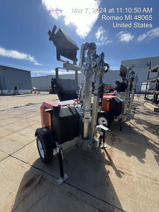 2024 Wanco WLTT-4MM4K Diesel, Deep Sea Controller, Shore Power Plug, Auto Start, (4) 350W LED Floodlights, 4kW Generator, 60 Gal Fuel Tank, 2" Ball, T3