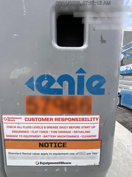 2019 GENIE GR-20