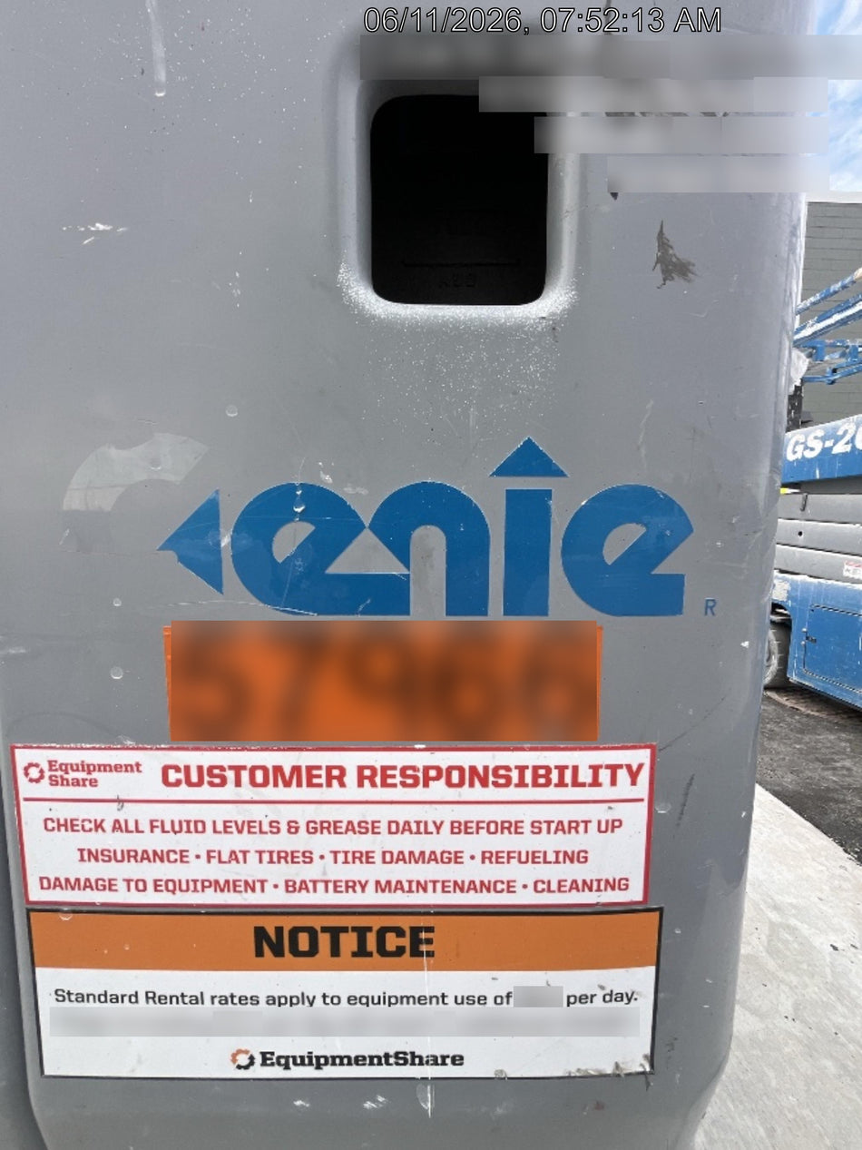 2019 GENIE GR-20