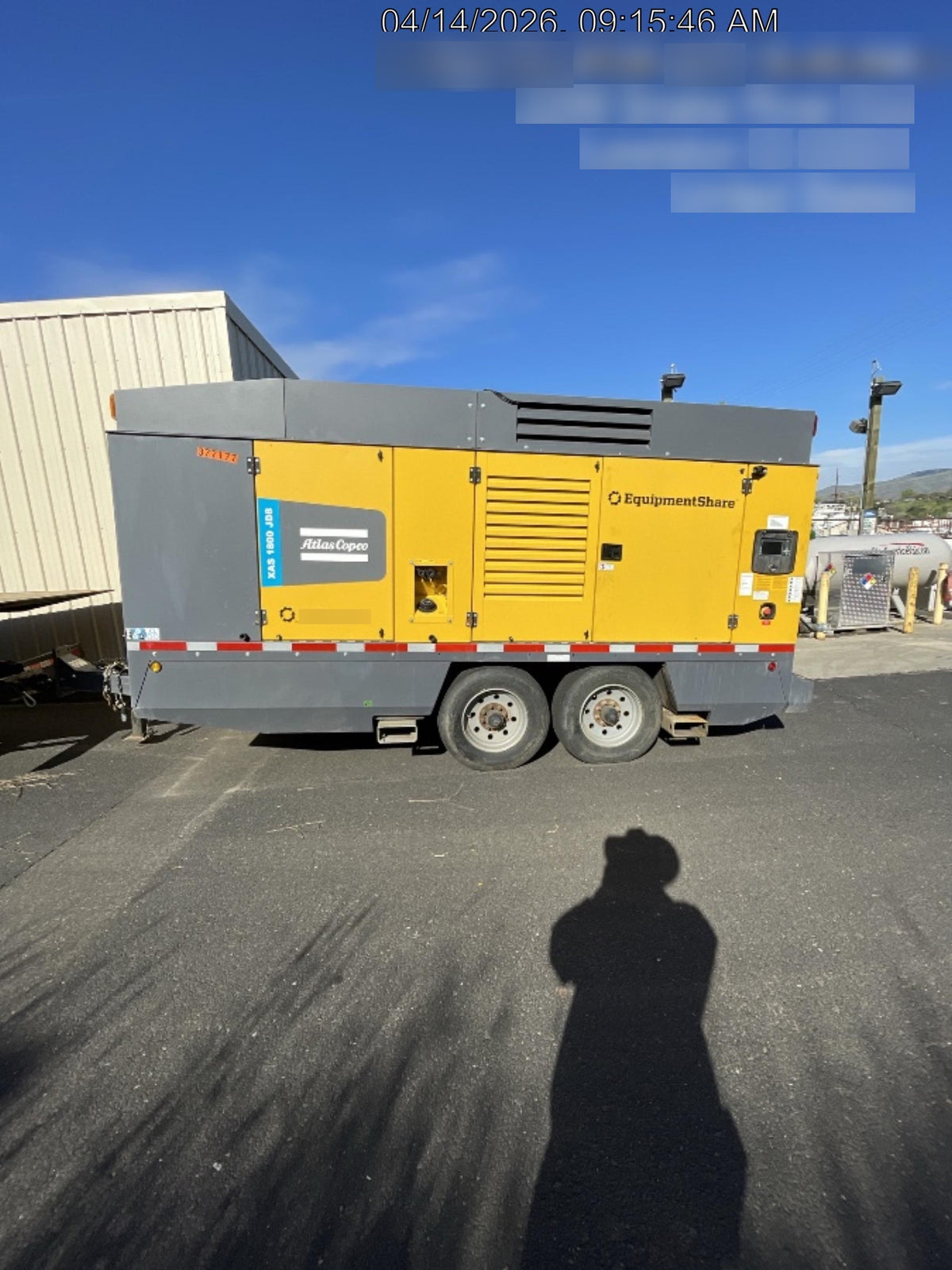2023 ATLAS COPCO XAS 1800