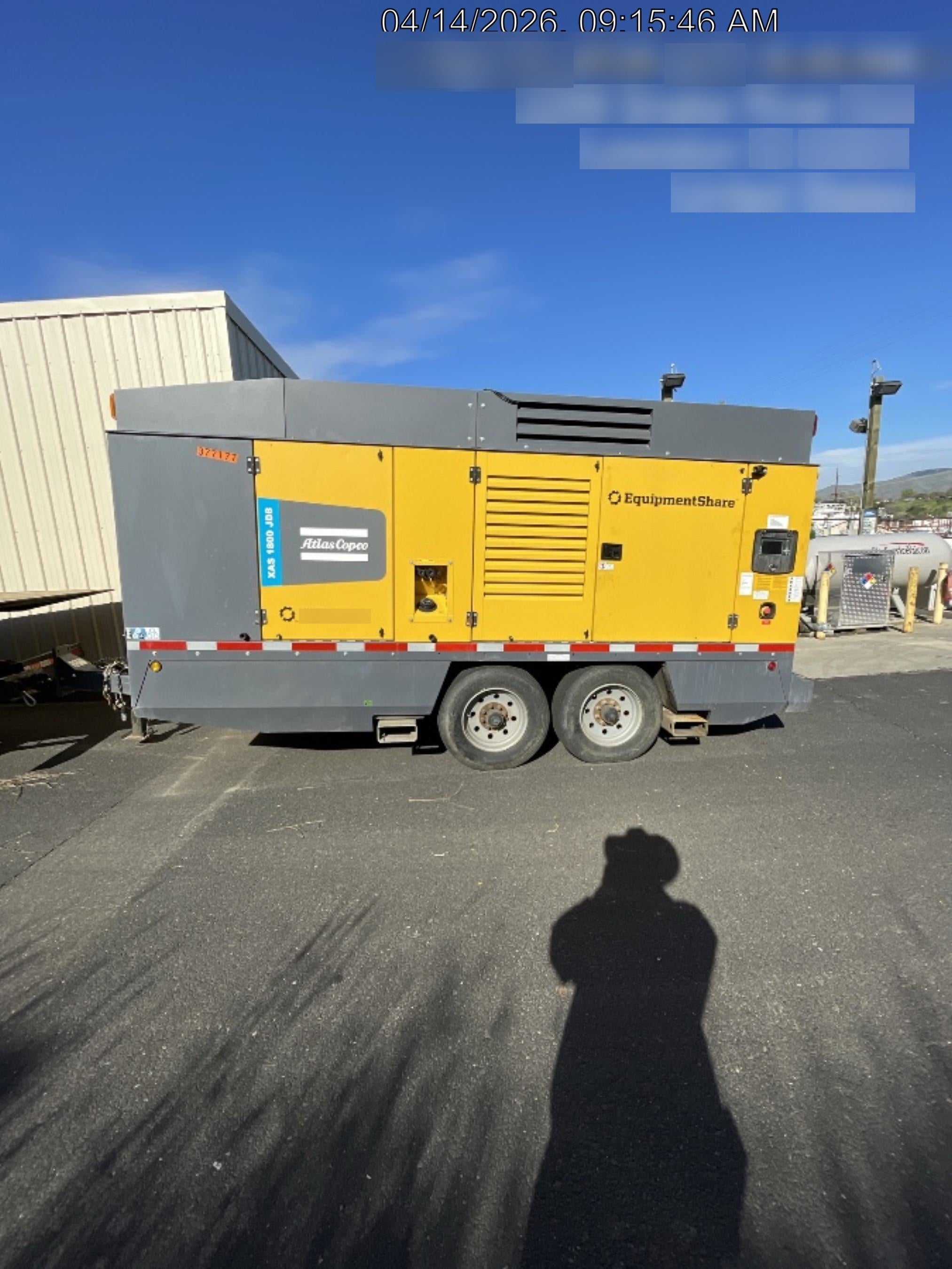 2023 ATLAS COPCO XAS 1800