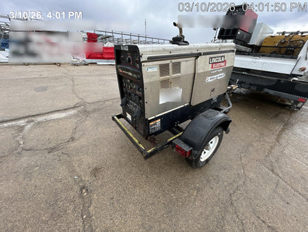 2019 Lincoln Electric Vantage 322 Ready-Pak 3, Two Wheel Trailer, Fender and Light Kit, Cable Rack