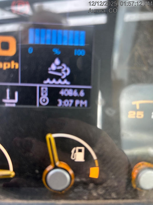 2019 JCB 512-56 Enclosed Cab, 109 HP, Solid Tires, Worklights, Beacon, Aux Hydraulics, Lifting Eye w/66" Carriage/60" Forks