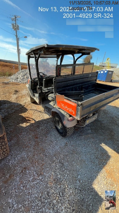 Kubota RTV-X1140W-H Plastic Canopy, Windshield Acrylic Clear, LED Strobe Light, Wire Harness Kit, Back up Alarm