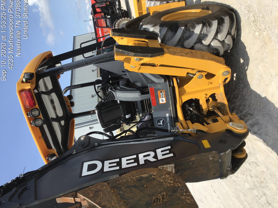 2020 John Deere 310LEP Canopy, 4WD, Standard Stick, Pilot Controls, 2 Way Hydraulics, TAG Manual QC