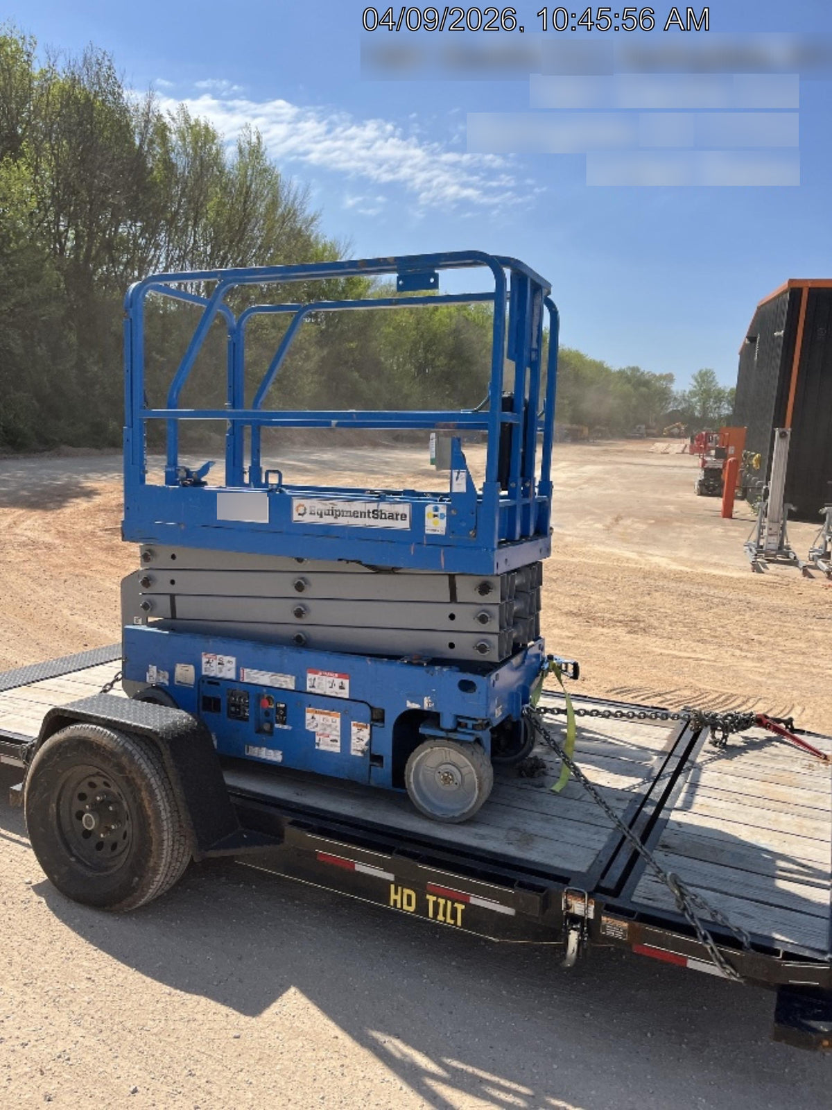 2019 Genie GS-1930 Fixed Rails with Chain Entry