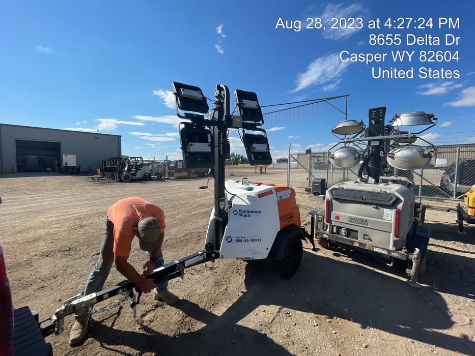 2023 Generac MLT2 Diesel, Flex Switch 120V Input, Powerzone Controller, (4) 320W LED Lights, 4kW Generator, 39.9 Gal Fuel Tank, 2" Ball, T3