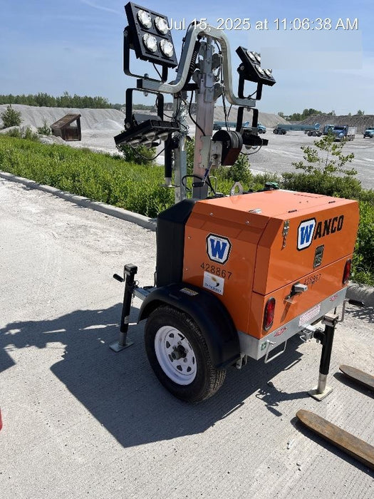 2024 Wanco WLTT-4MM4K Diesel, Deep Sea Controller, Shore Power Plug, Auto Start, (4) 350W LED Floodlights, 4kW Generator, 60 Gal Fuel Tank, 2" Ball, T3