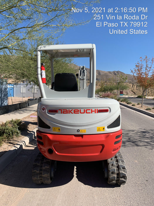 2021 TAKEUCHI TB235-2R