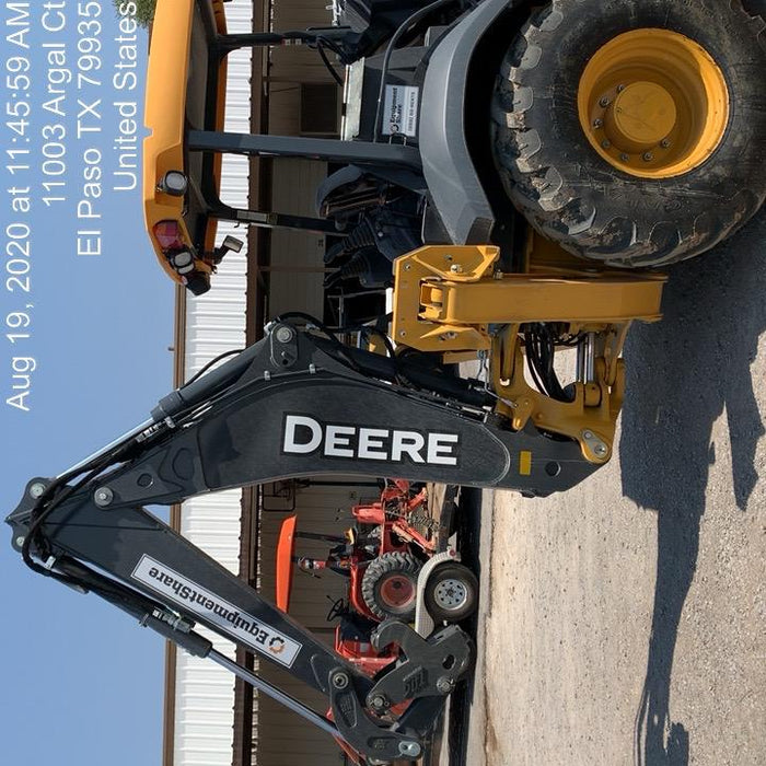 2020 John Deere 310LEP Canopy, 4WD, Standard Stick, Pilot Controls, 2 Way Hydraulics, TAG Manual QC