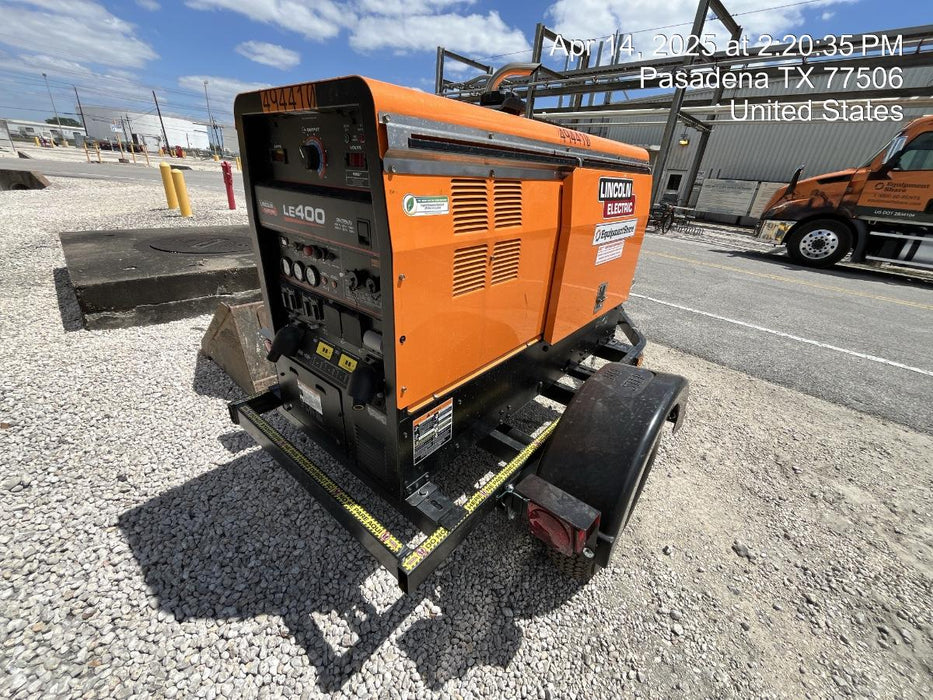 2025 Lincoln Electric LE400 Diesel, Kubota V1505, 22 HP, Trlr, Cable Rack, Light Kit, ES Decals, T3