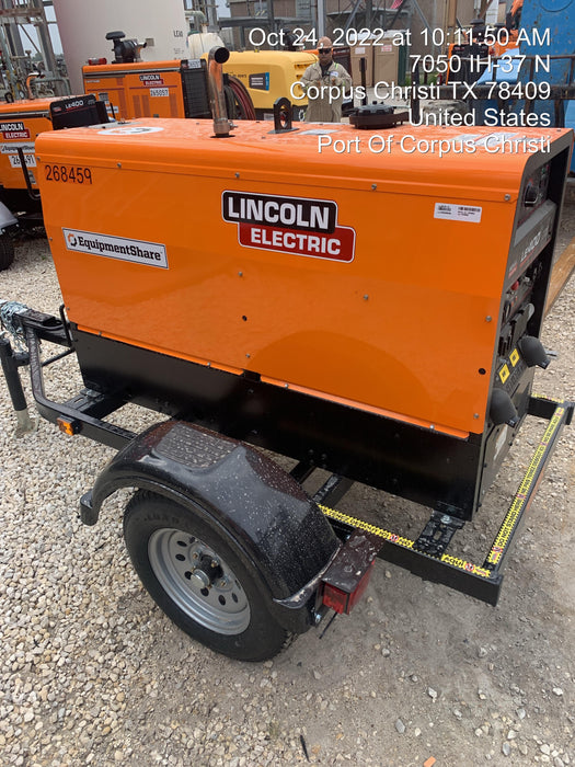 2022 Lincoln Electric LE400 Kubota V1505, Trlr, Cable Rack, Light Kit, ES Decals, T3