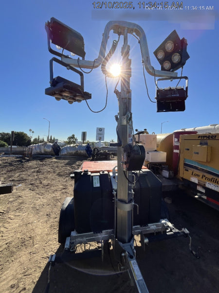 2024 Wanco WLTT-4MM4K Diesel, Deep Sea Controller, Shore Power Plug, Auto Start, (4) 350W LED Floodlights, 4kW Generator, 60 Gal Fuel Tank, 2" Ball, T3