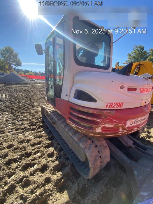 2020 Takeuchi TB290C Cab/Heat/Air, Rubber Tracks, Manual TAG QC