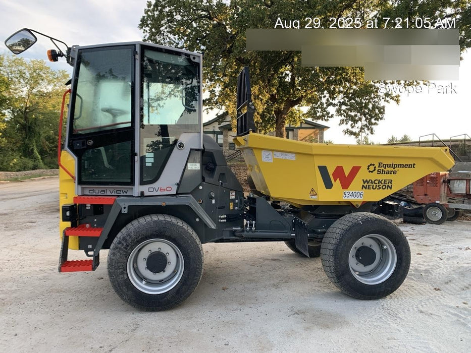 2025 WACKER NEUSON DV605 Cab Turf Tires