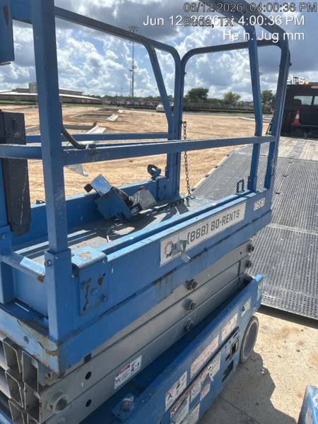 2017 Genie GS-1930 Genie GS-1930 Lift w/Fixed Rail and Chain Entry