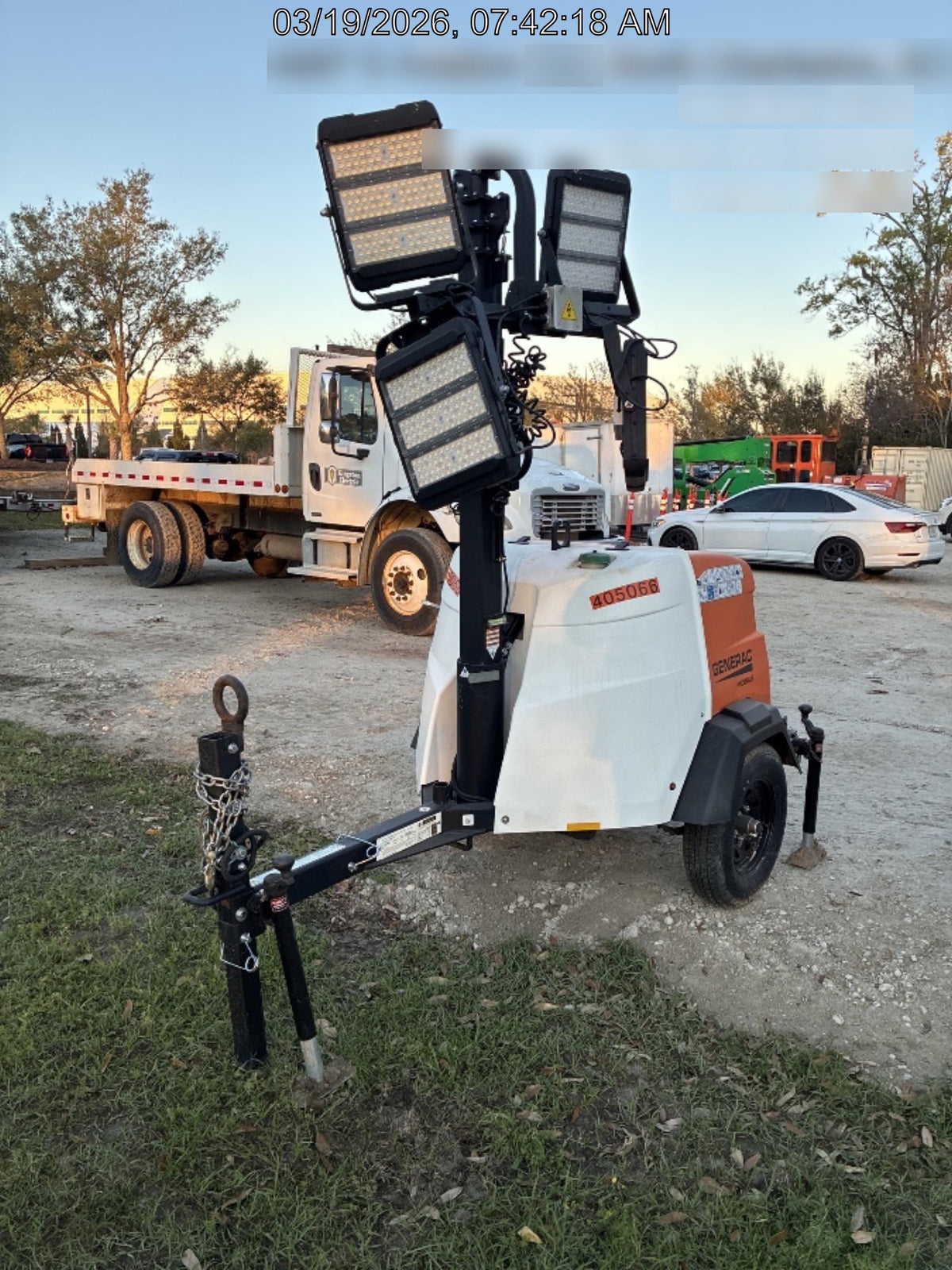 2024 Generac MLT6SKDS-STD4 ELEC WINCH Diesel, Electric Winch Mast, Powerzone Controller, (4) 320W LED Lights, 4kW Generator, 39.9 Gal Fuel Tank, 2" Ball, T3