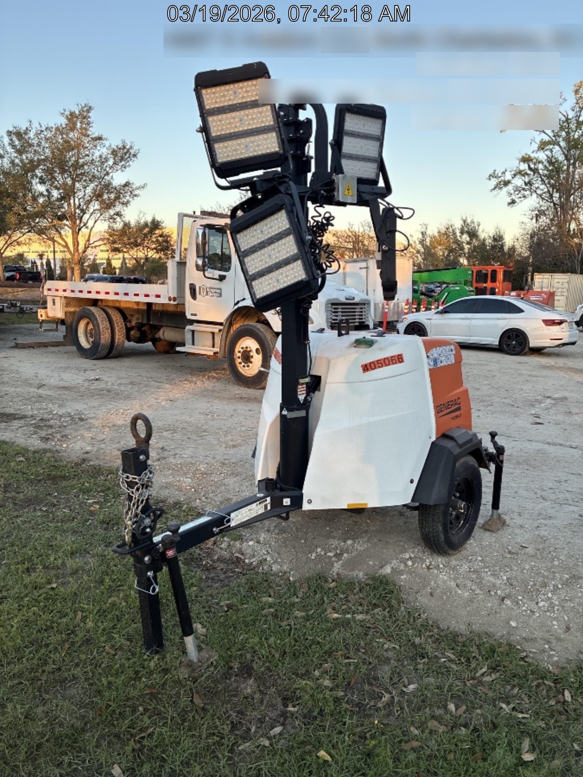 2024 Generac MLT6SKDS-STD4 ELEC WINCH Diesel, Electric Winch Mast, Powerzone Controller, (4) 320W LED Lights, 4kW Generator, 39.9 Gal Fuel Tank, 2" Ball, T3